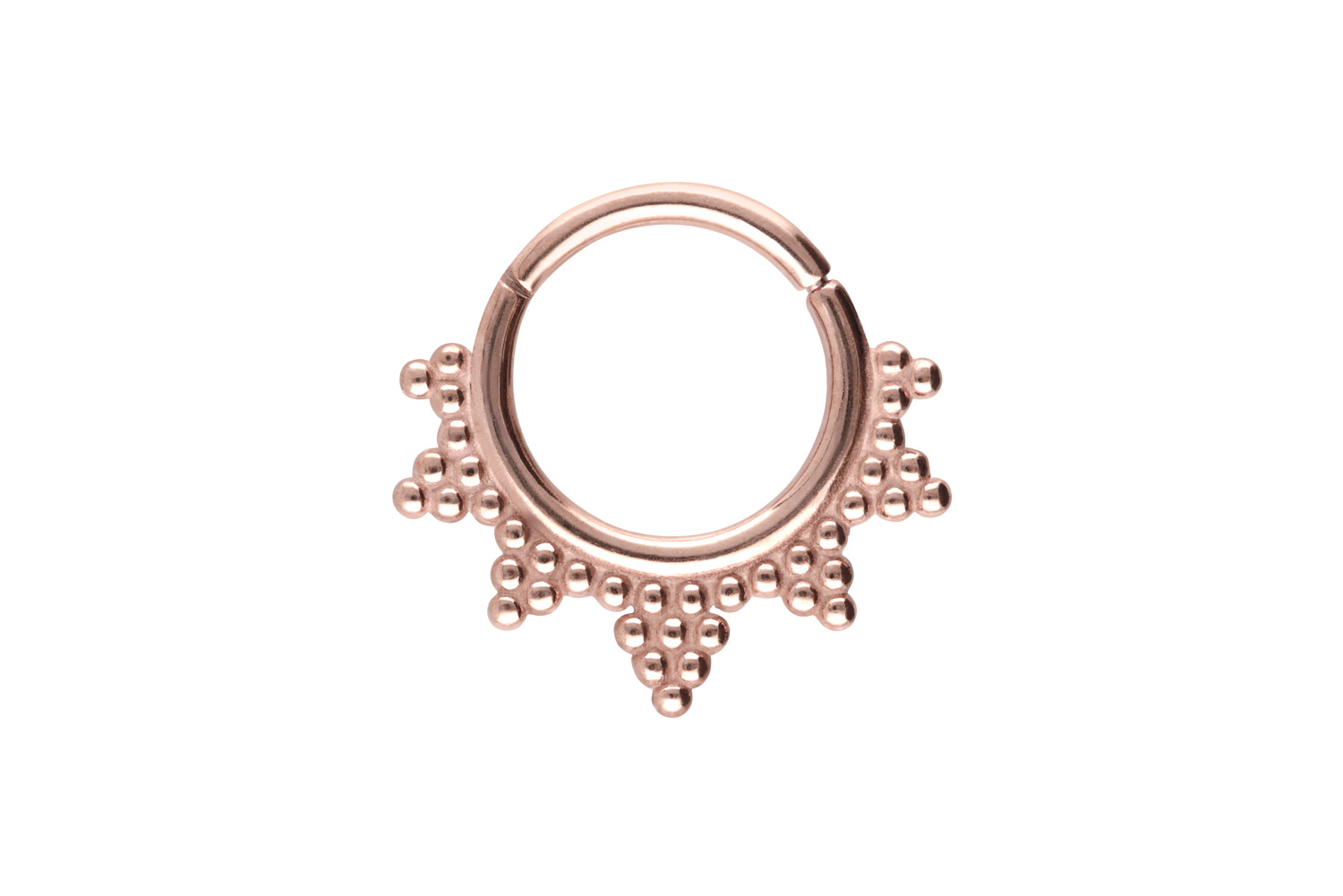 Chirurgenstahl Segmentring Clicker Piercing KUGELN